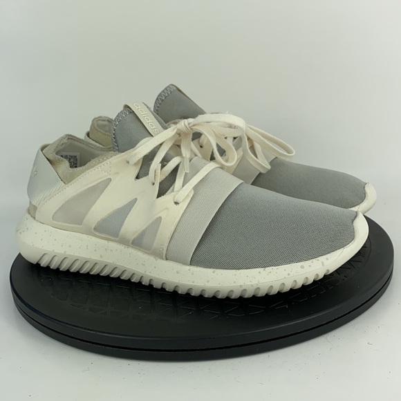 Adidas Tubular Viral White Athletic Running Shoes S75914 Women's Size 7.5 - Picture 3 of 11